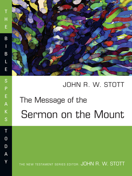 Title details for The Message of the Sermon on the Mount by John Stott - Wait list